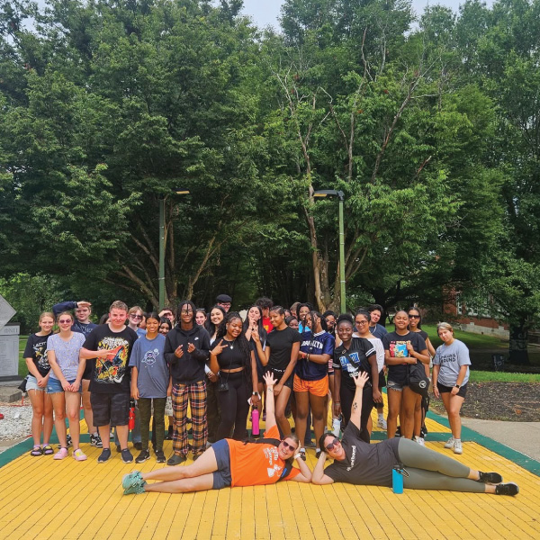Group of Upward Bound students at Kentucky State University.