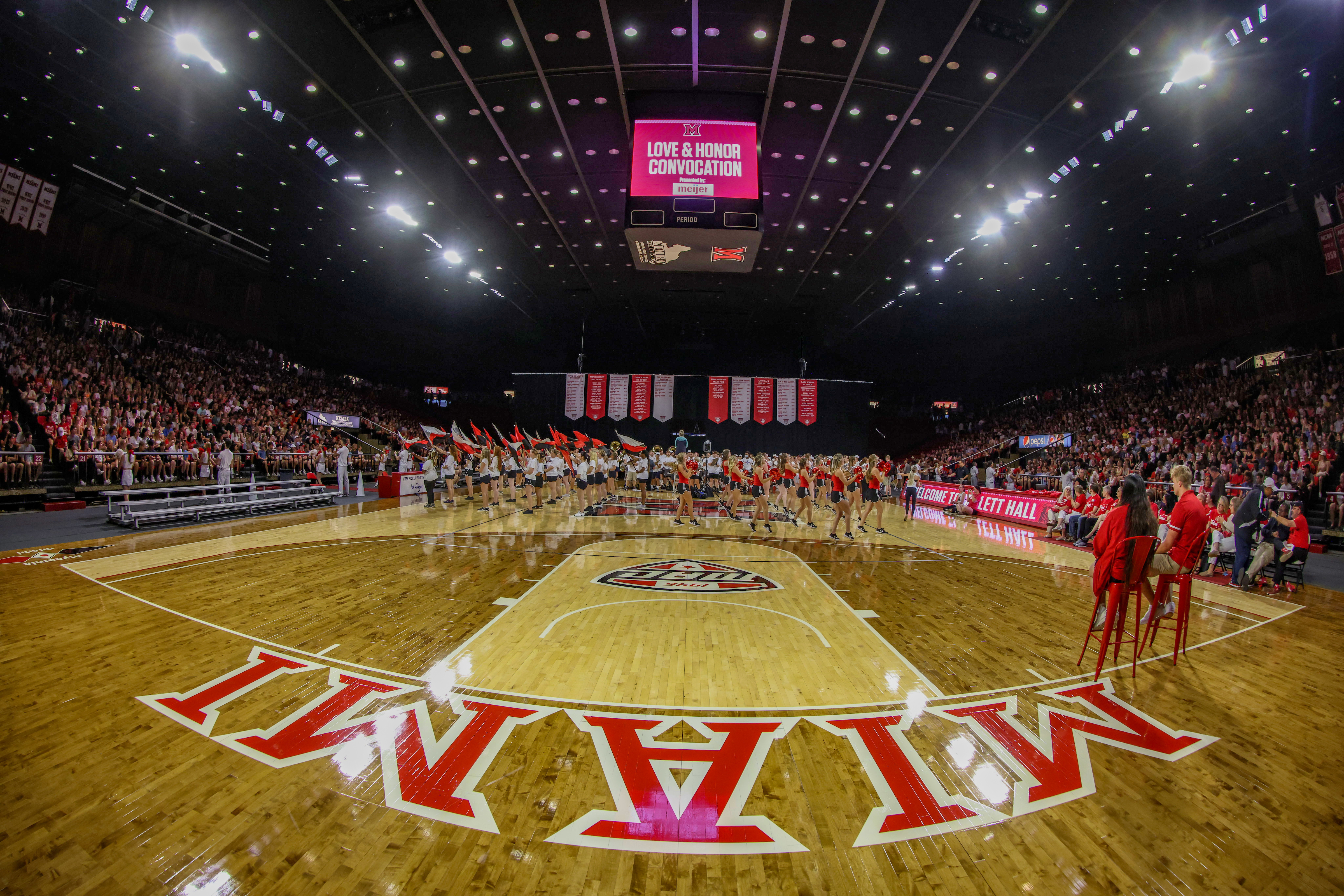 Convocation at Millett hall.