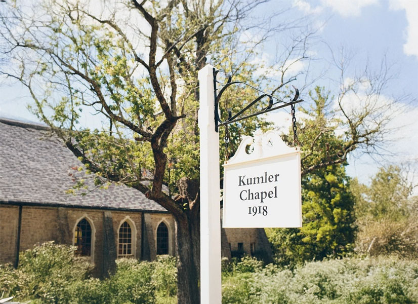 kumler chapel sign