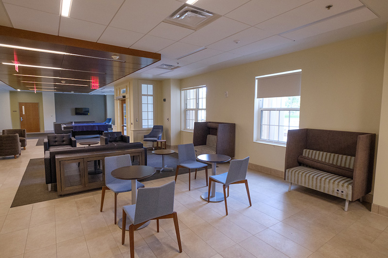 residence hall commons area