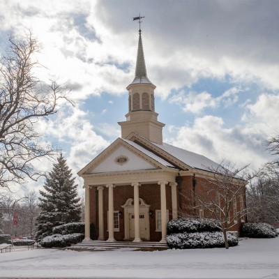 front view of Sesquicentennial Chapel